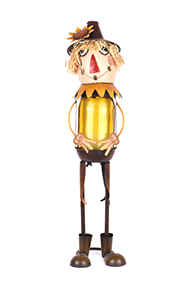 Tall Scarecrow Jar Light