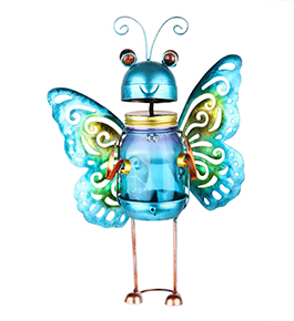 Butterfly Solar Jar